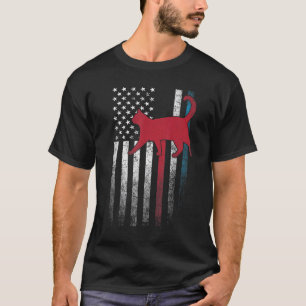 Camiseta Gato 4 de julio bandera americana EEUU América gat