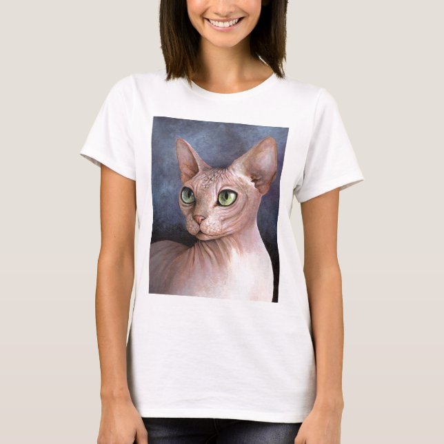 Camiseta Gato 578 Sphynx (Anverso)