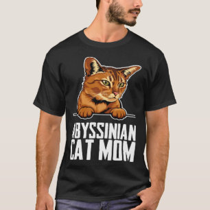 Camiseta gato abisinio abisinio gatito abisinio