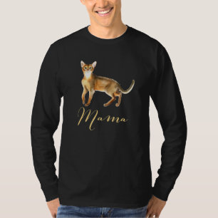 Camiseta Gato abisino Mamá Gato Gato Mami Regalo