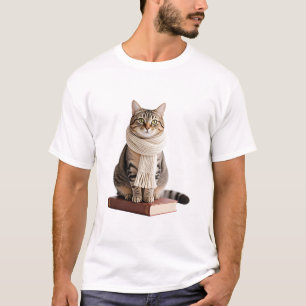Camiseta Gato académico