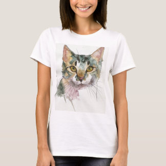 Camiseta Gato acuarela