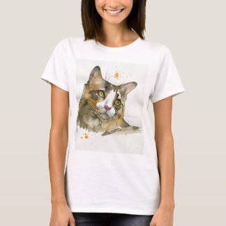 Camiseta Gato acuarela
