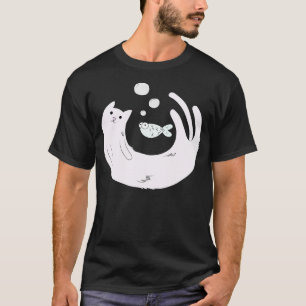 Camiseta Gato acuario