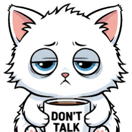 Camiseta Gato adicto al café