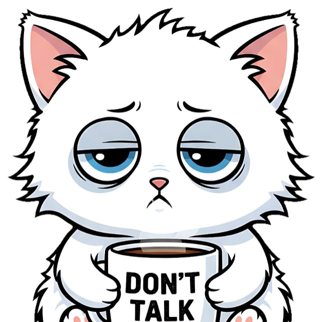 Camiseta Gato adicto al café (Subido por el creador)