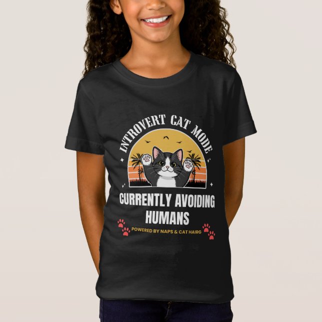 Camiseta Gato Adorable (Anverso)