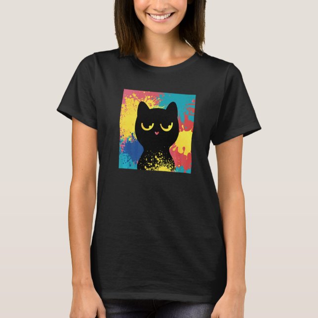 Camiseta Gato Adorable (Anverso)