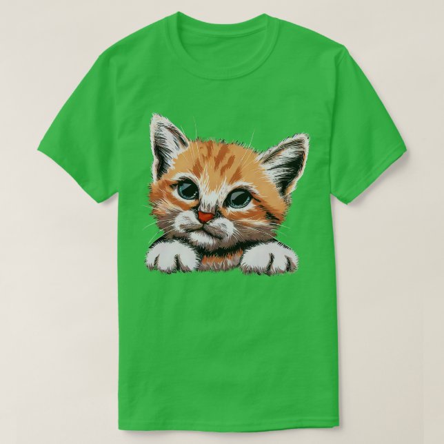Camiseta Gato Adorable 3 (Diseño del anverso)