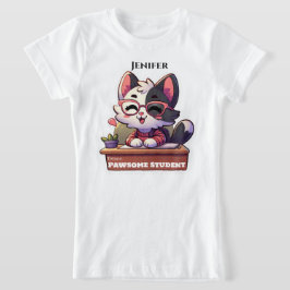 Camiseta Gato Adorable Castigo Vuelta al cole 