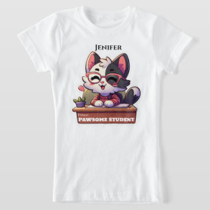 Camiseta Gato Adorable Castigo Vuelta al cole