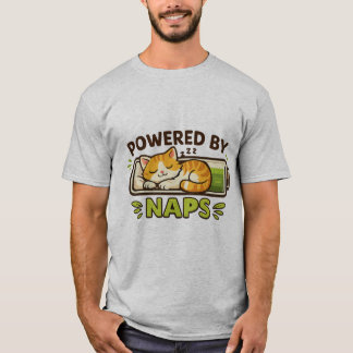 Camiseta Gato Adorable con Energía de Sueñecitos Gracioso G