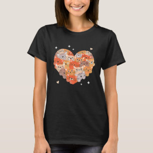 Camiseta Gato Adorable Corazón Gatito Amor Gato Familia Mej