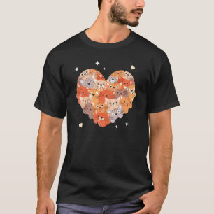 Camiseta Gato Adorable Corazón Gatito Amor Gato Familia Mej