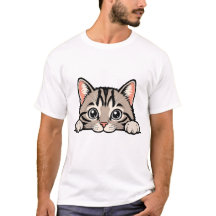 Gato adorable de Peekaboo