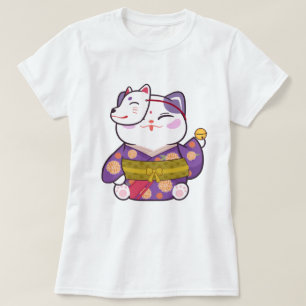 Camiseta Gato afortunado