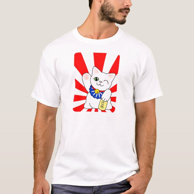 Camiseta Gato afortunado de Maneki Neko (Anverso)