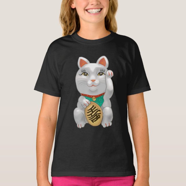 Camiseta Gato afortunado japonés (Anverso)
