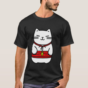 Camiseta Gato Afortunado Japonés o Maneki-Neko