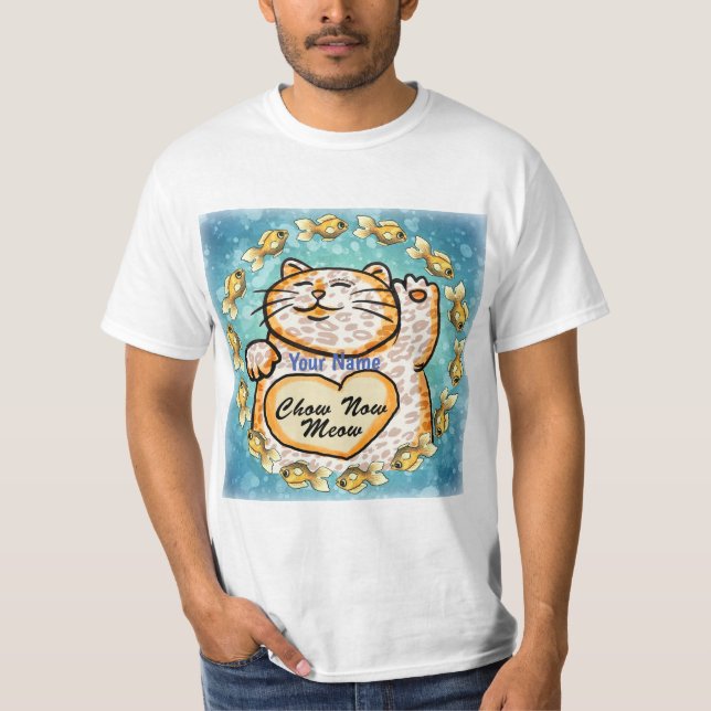 Camiseta Gato Afortunado Maúllame  (Anverso)