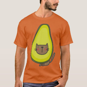 Camiseta gato aguacate 1