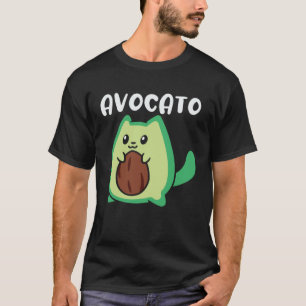 Camiseta Gato aguacate lindo Gato Propietario de Gato