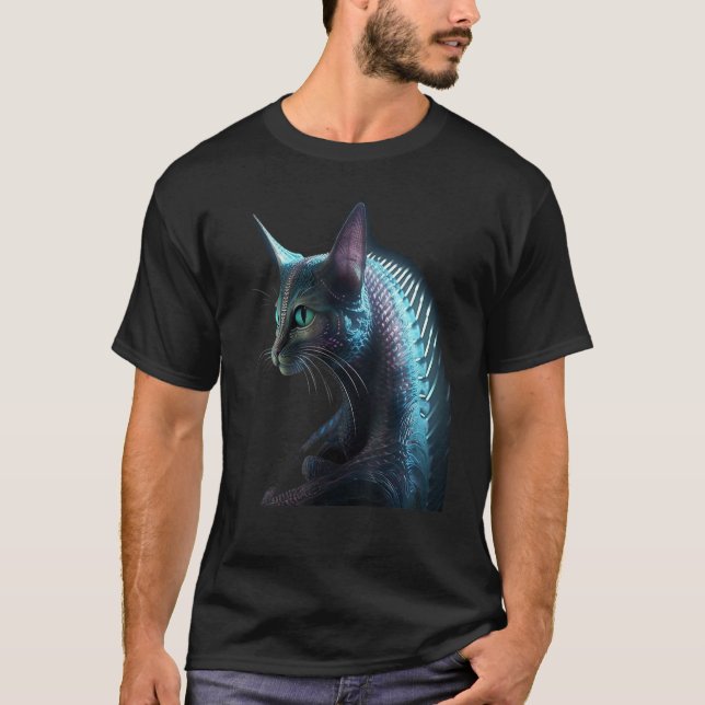 Camiseta Gato Alien (Anverso)