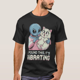 Camiseta Gato Alien Píxel Retro Humor CiFi 4