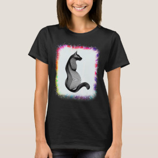 Camiseta Gato Ama A Papá Mamá Chico Muchacha Teñido  Ed Bla
