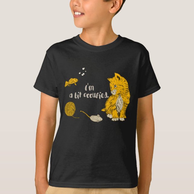 Camiseta Gato amarillo (Anverso)