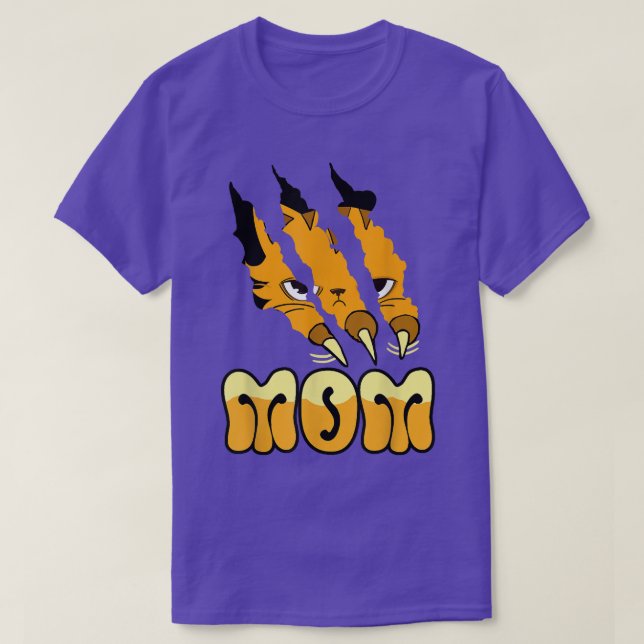 Camiseta Gato amarillo que la mamá cuchó al gato de la muje (Diseño del anverso)