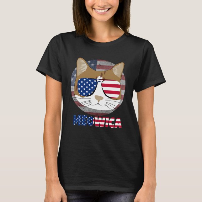 Camiseta Gato americano americano Meow Kitty Cute Kitten (Anverso)