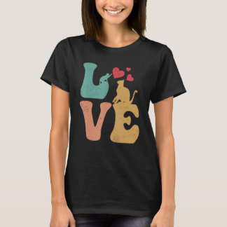 Camiseta Gato AMOR Amante de los Gatos Me Encantan los Gato