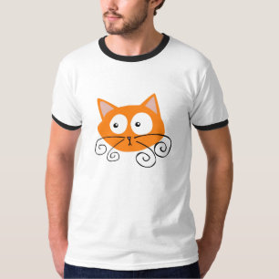 Camiseta Gato anaranjado