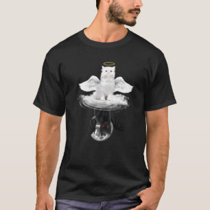 Camiseta Gato Ángel Y Gatos Gatos Gatos Malvados Gatos Gato