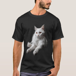 Camiseta Gato angora turco