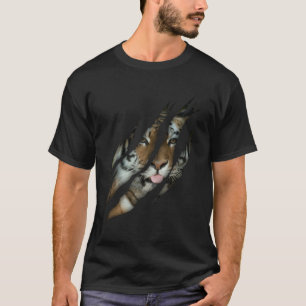 Camiseta Gato animal de Safari del Tigre