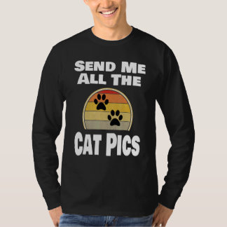 Camiseta Gato   Animal Dueño de Mascota Envíame Todas Las F