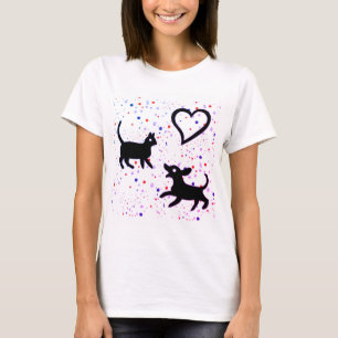 Camiseta gato, animal, perro