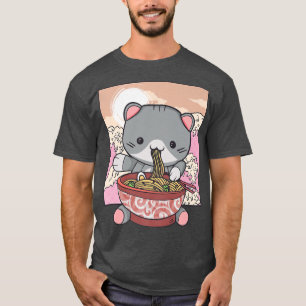 Camiseta Gato anime el manga coreano kawaii japonés