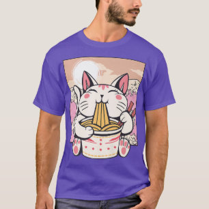 Camiseta Gato anime el manga coreano kawaii japonés