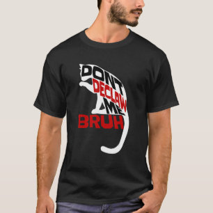 Camiseta Gato Anti Declinador Dice No A Los Gatitos Declina