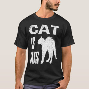 Camiseta Gato Antiguo Es Sospechoso 1