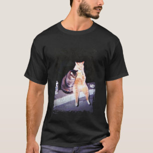 Camiseta Gato Antiguo Fumando Hombres Mujeres