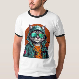 Camiseta Gato antropomórfico de Guay