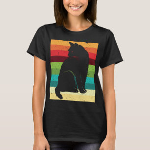 Camiseta Gato apenado vintage retro 70s