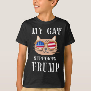 Camiseta Gato apoya la reelección de Trump 2024