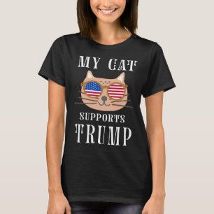 Camiseta Gato apoya la reelección de Trump 2024