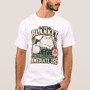 Camiseta Gato aprobó la manta