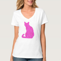 Gato arabesco - fucsia, rosa intenso